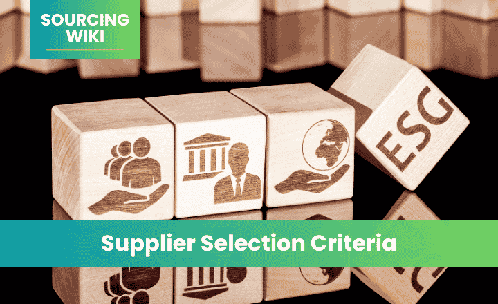 Supplier Selection Criteria