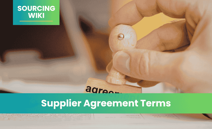 Supplier Agreement Terms