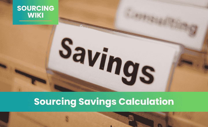 Sourcing Savings Calculation