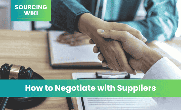 How to Negotiate with Suppliers